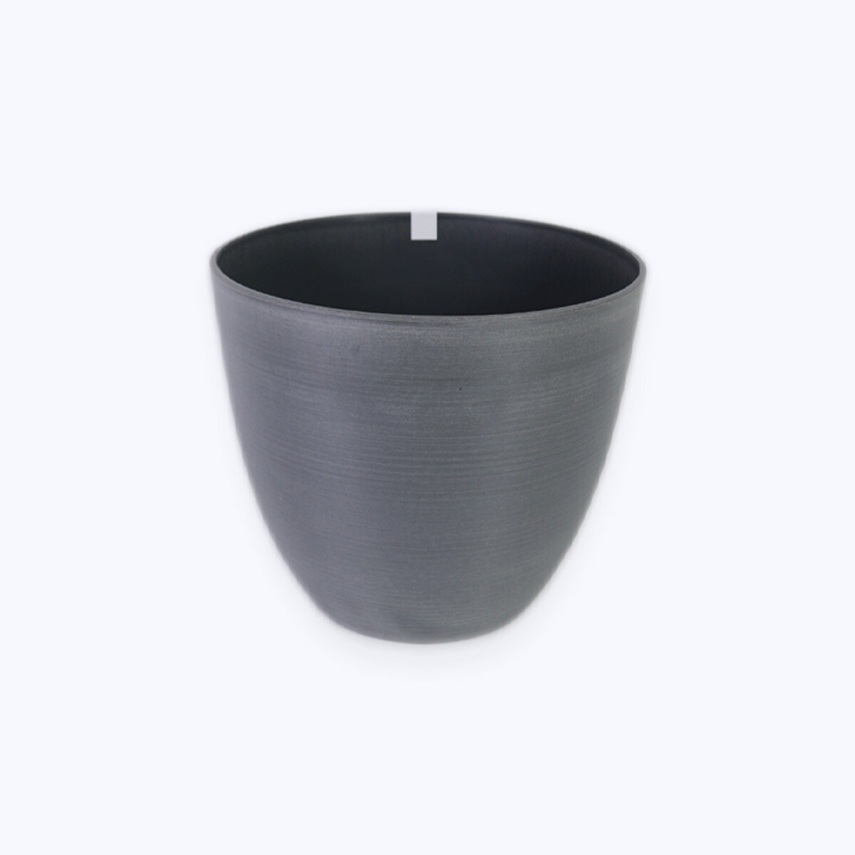 MACETERO PLAST GRIS 28X25CM 