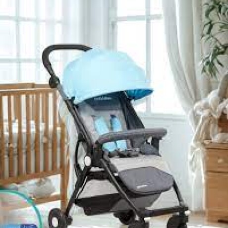 Coche Nik con capota de lluvia Light Blue