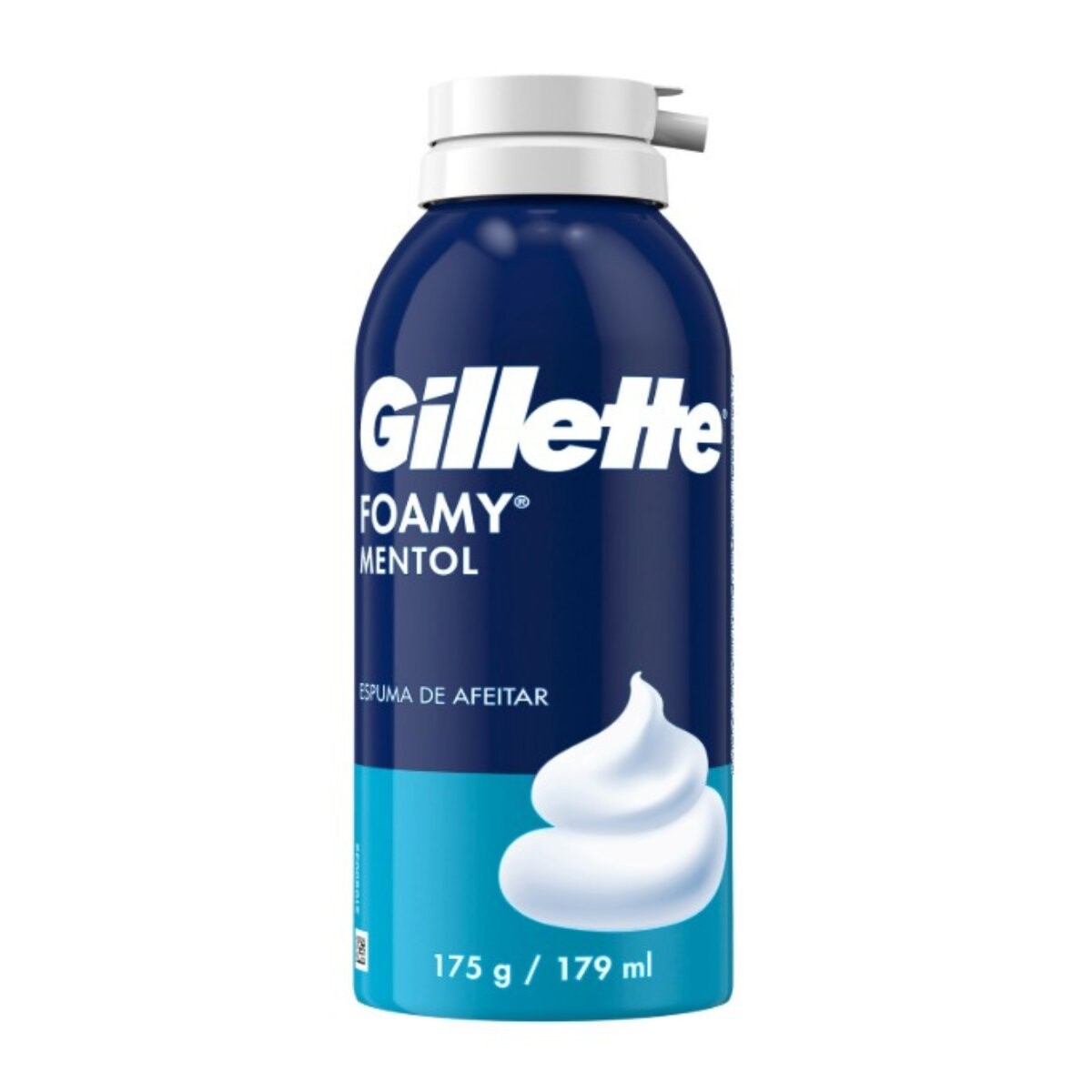 ESPUMA DE AFEITAR FOAMY MENTOL GILLETTE 175 GR 