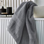 TOALLA DE BAÑO 70x140CM ALGODÓN GRIS CANNON TOALLA DE BAÑO 70x140CM ALGODÓN GRIS CANNON