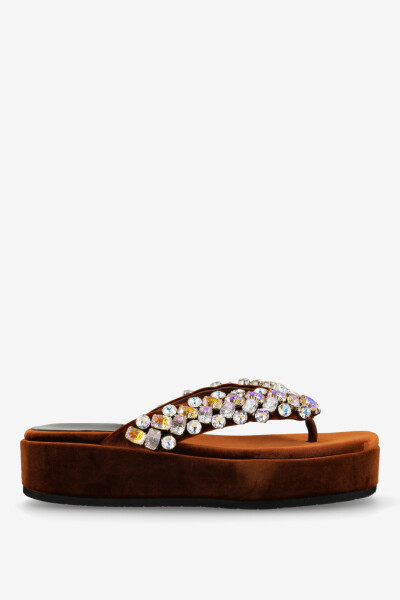 Sandalia AMERY Marron