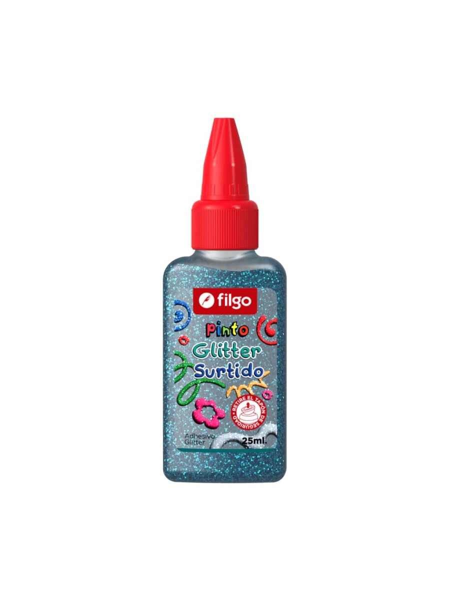 Adhesivo Filgo Glitter - Azul 