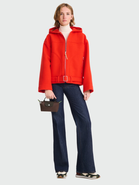 LONGCHAMP - Le Pliage Green Pouch Negro Estampado