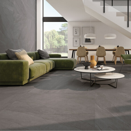 PORCELANATO RECTIFICADO MATE GRIS LINEA HALLEY 60X120 CM GAMAS DE GRIS