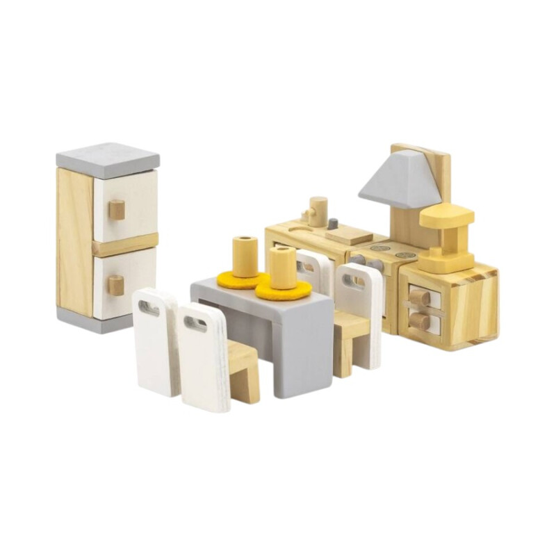 Set Cocina y Comedor Polar B Madera Set Cocina y Comedor Polar B Madera