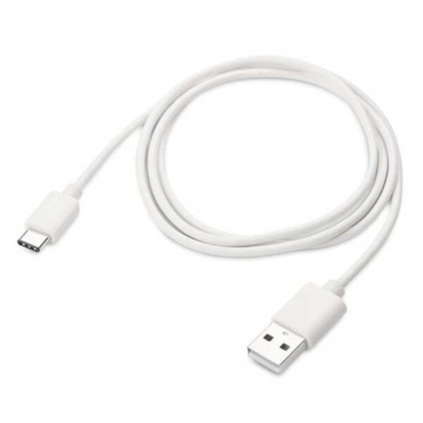 Cable Datos Usb A Tipo C Reforzado Plano Marvo Carga Rapida Variante Color Blanco