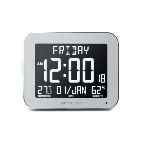 Reloj De Pared Muse M-090wmc Con Pantalla Lcd Reloj De Pared Muse M-090wmc Con Pantalla Lcd