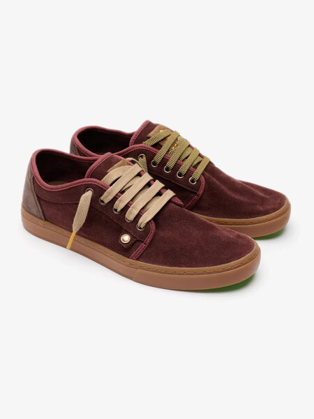 SHOES SATORISAN HEISEI SUEDE GARNET