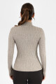 Polera tote Beige