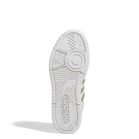 Championes de Mujer Adidas Hoops 3.0 Bold Blanco - Dorado