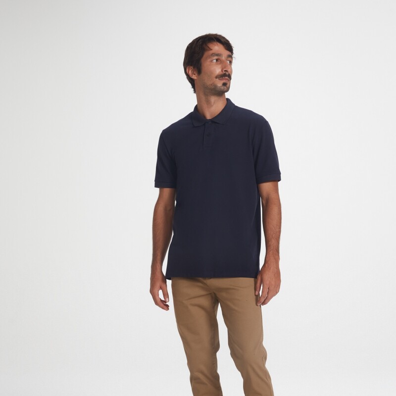 CAMISA POLO MM MASC AZUL ESCURO