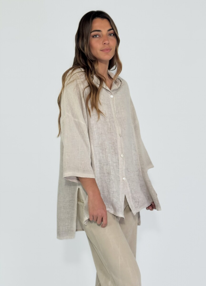 CAMISA VERNAZZA - BEIGE 