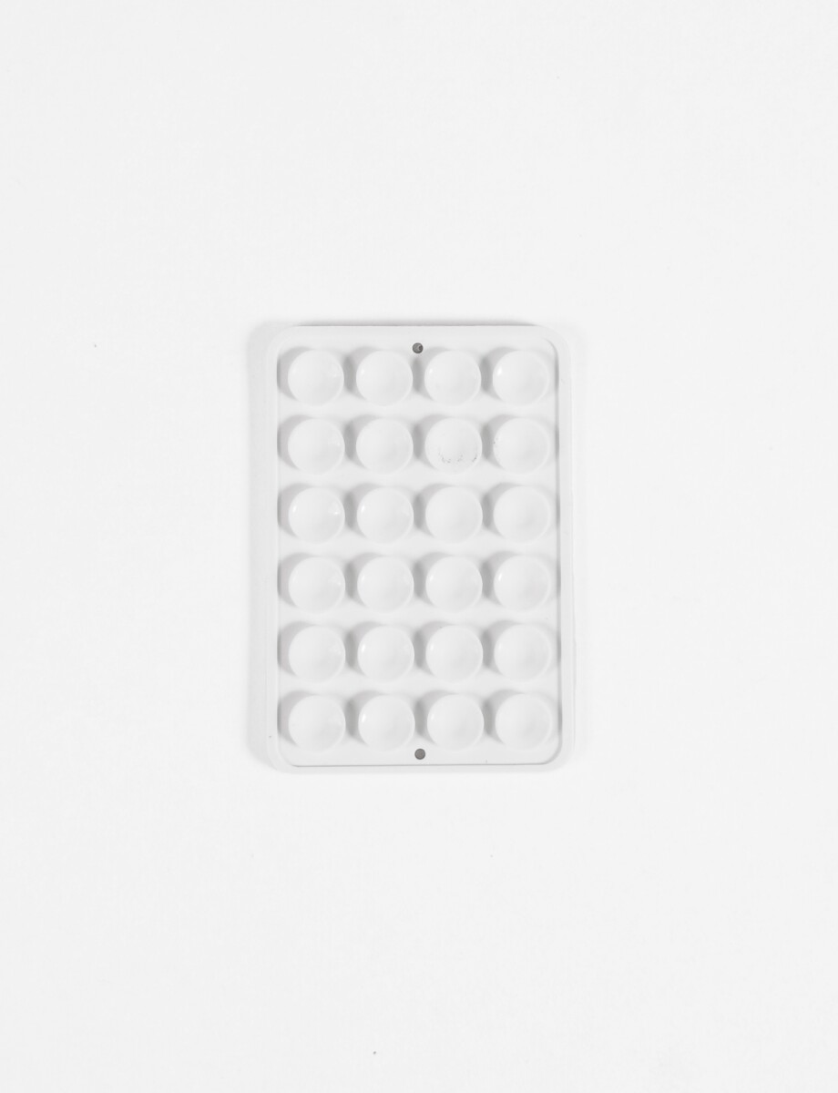 Ventosa de silicona para celular - blanco 