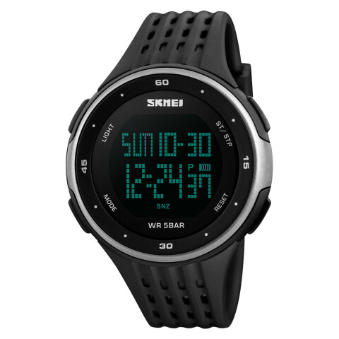 Reloj Skmei 1219SI Deportivo para Hombre Digital con Esfera Plateada Reloj Skmei 1219si Deportivo Para Hombre Digital Con Esfera Plateada