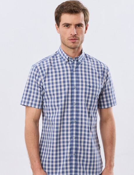 CAMISA CUADROS Azul