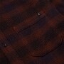 Camisa Roark Crossroads Flannel Hombre Dark Brown