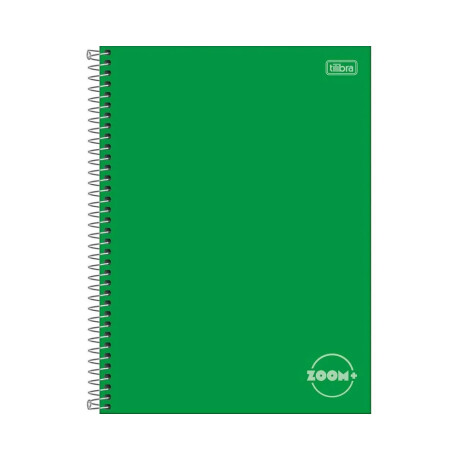 Cuadernola Tilibra 96 Hojas Zoom+ Tapa Dura Verde