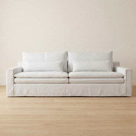 SOFÁ 4 CUERPOS TELA BLANCO POSITANO