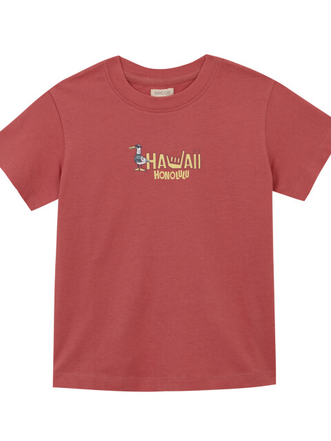 Camiseta Con Print Blanco