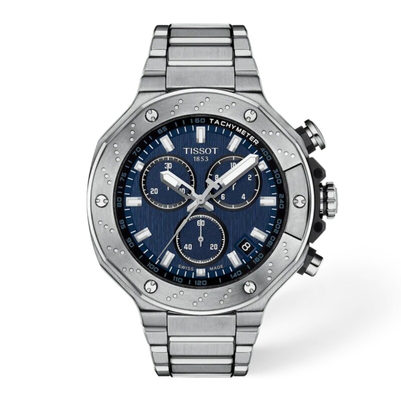 Reloj Tissot T-Race 45mm Cronógrafo Azul Acero T1414171104100 Reloj Tissot T-race 45mm Cronógrafo Azul Acero T1414171104100