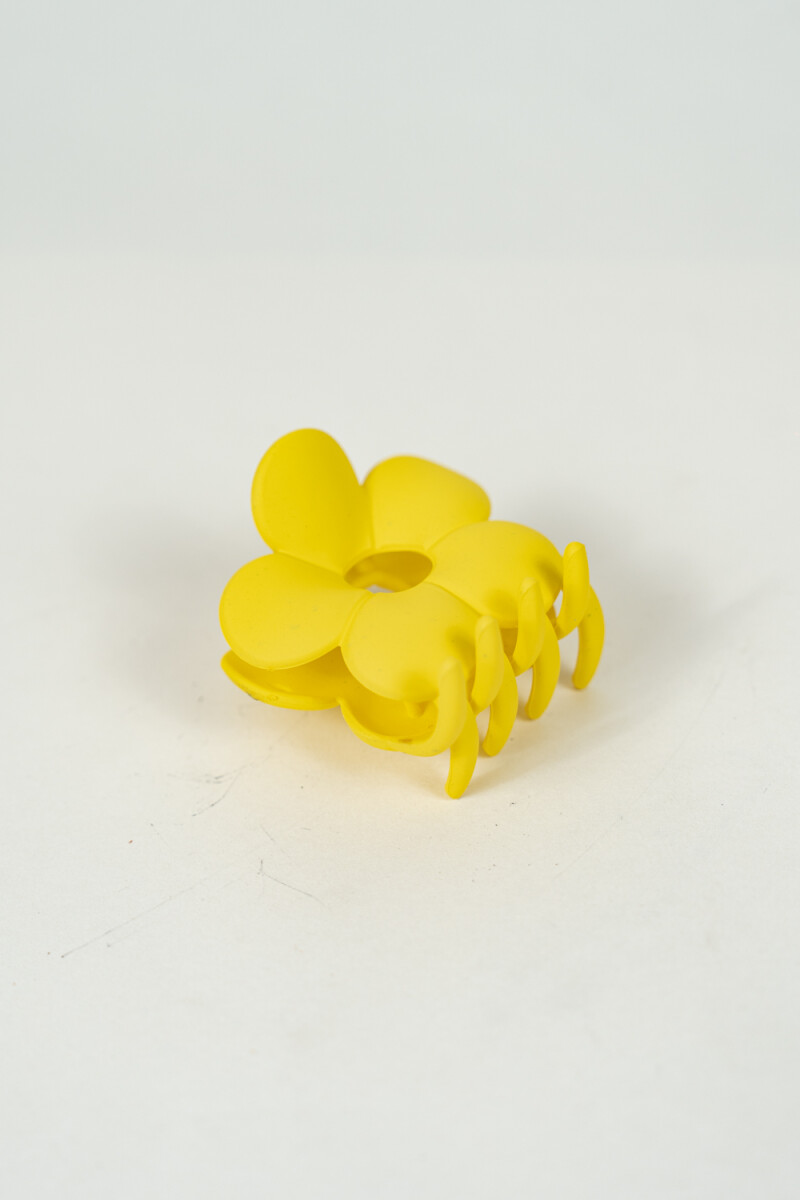 Pinza De Pelo Formas - Amarillo 