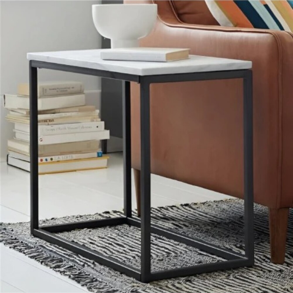 Mesa Lateral - Metal y Mármol Mesa Lateral - Metal y Mármol