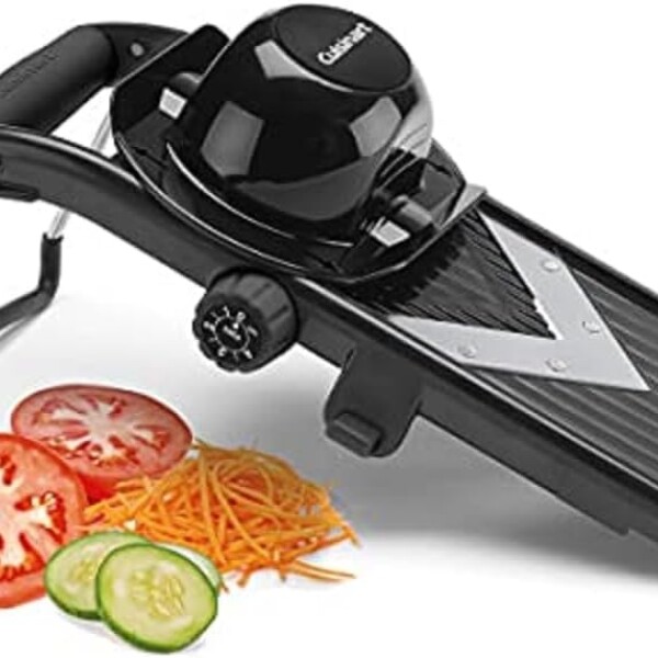 Mandolina Rebanadora Cuchilla Acero Cuisinart negra Mandolina Rebanadora Cuchilla Acero Cuisinart negra