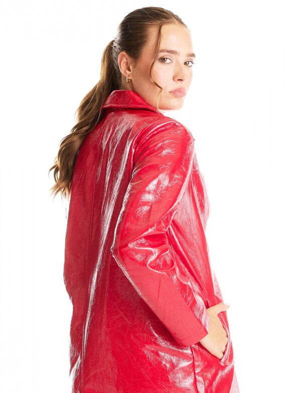 Chaqueta Charol ROJO