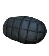 Almohadion Cuero 56x35cm oval chico Negro