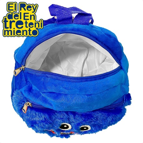 Mochila Peluche Infantil Huggy Wuggy Y Kissy Missy Azul