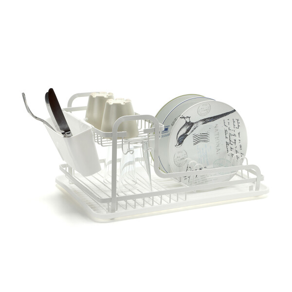 Escurridor Seca Platos Acero 2 Niveles Secador Con Bandeja Cocina Mesada Imback Color Blanco Escurridor Seca Platos Acero 2 Niveles Secador Con Bandeja Cocina Mesada Imback Color Blanco