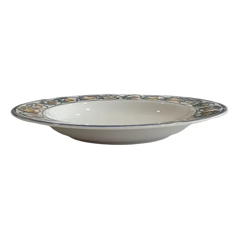 Plato hondo de porcelana - Florencia Plato hondo de porcelana - Florencia