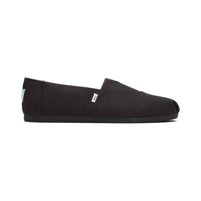Alpargatas Recycled Cotton Hombre Black