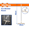 LAMPAZO C/CABEZAL GIRATORIO PARA BAÑO WADFOW WWSP3102 LAMPAZO C/CABEZAL GIRATORIO PARA BAÑO WADFOW WWSP3102