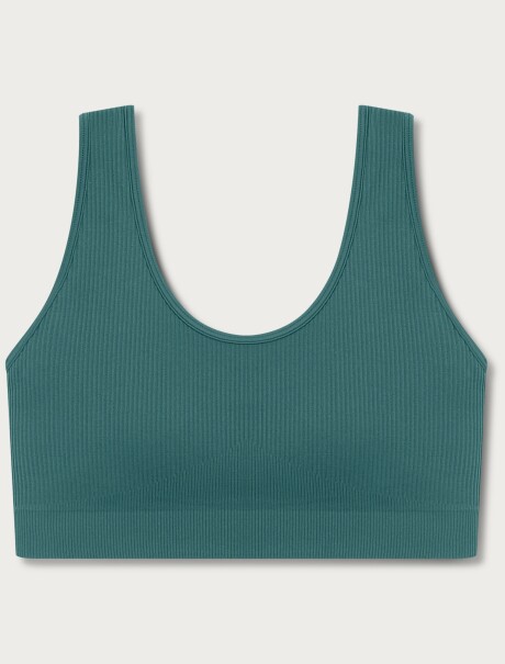 TOP DEPORTIVO SIN COSTURA VERDE