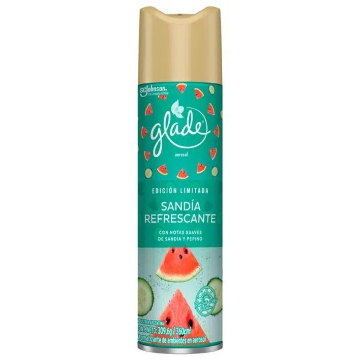 Desodorante de Ambiente Glade Aerosol Sandía Refrescante 360 ML 