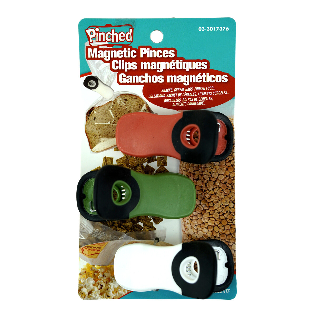 CLIP MAGNETICO X3UDS P/COCINA EN BLISTER 