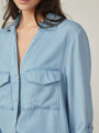 Camisa Aguirre Celeste
