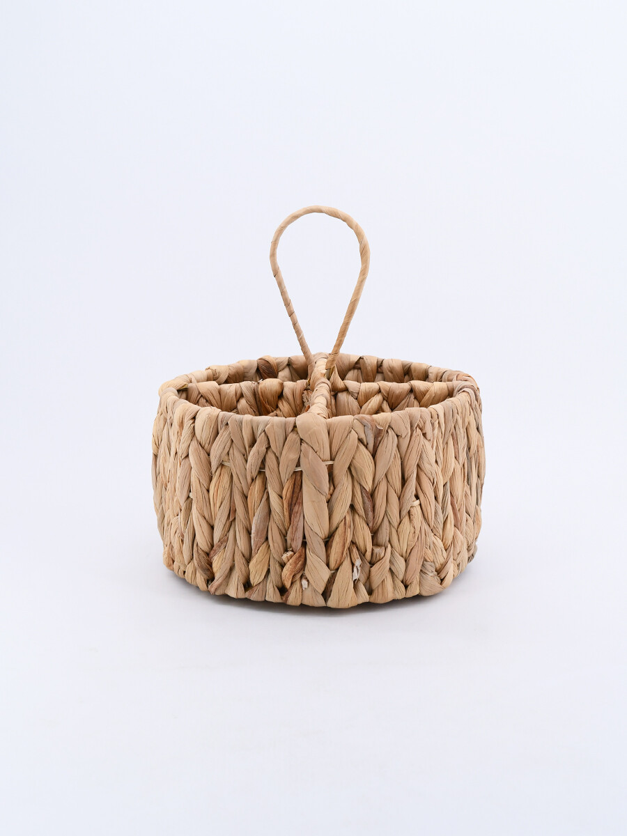 ORGANIZADOR DE CUBIERTOS TEJIDO - BEIGE 