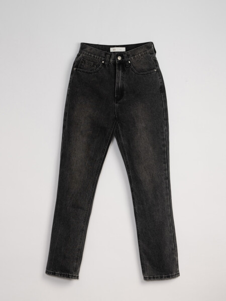 Pantalón Jean Recto Clásico Negro