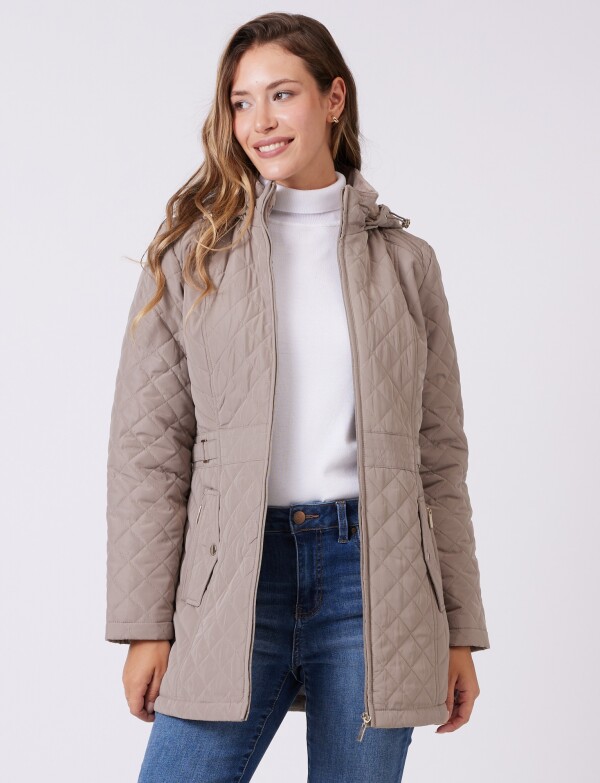 Campera Capitoneada BEIGE