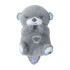 Peluche Nutria Bebé Respira Y Relaja Dormir Niño Tendencia Color Variante Gris