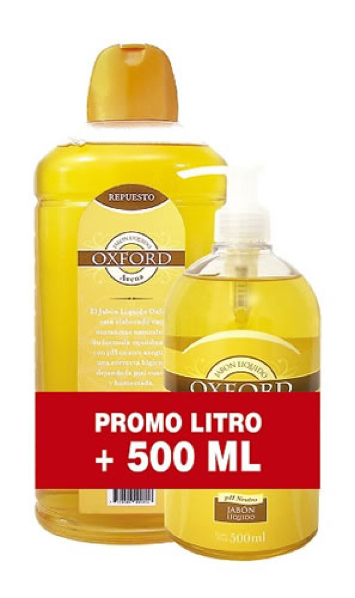 Pack Jabón Oxford Avena 1 L + 500 ml – Pack Jabón