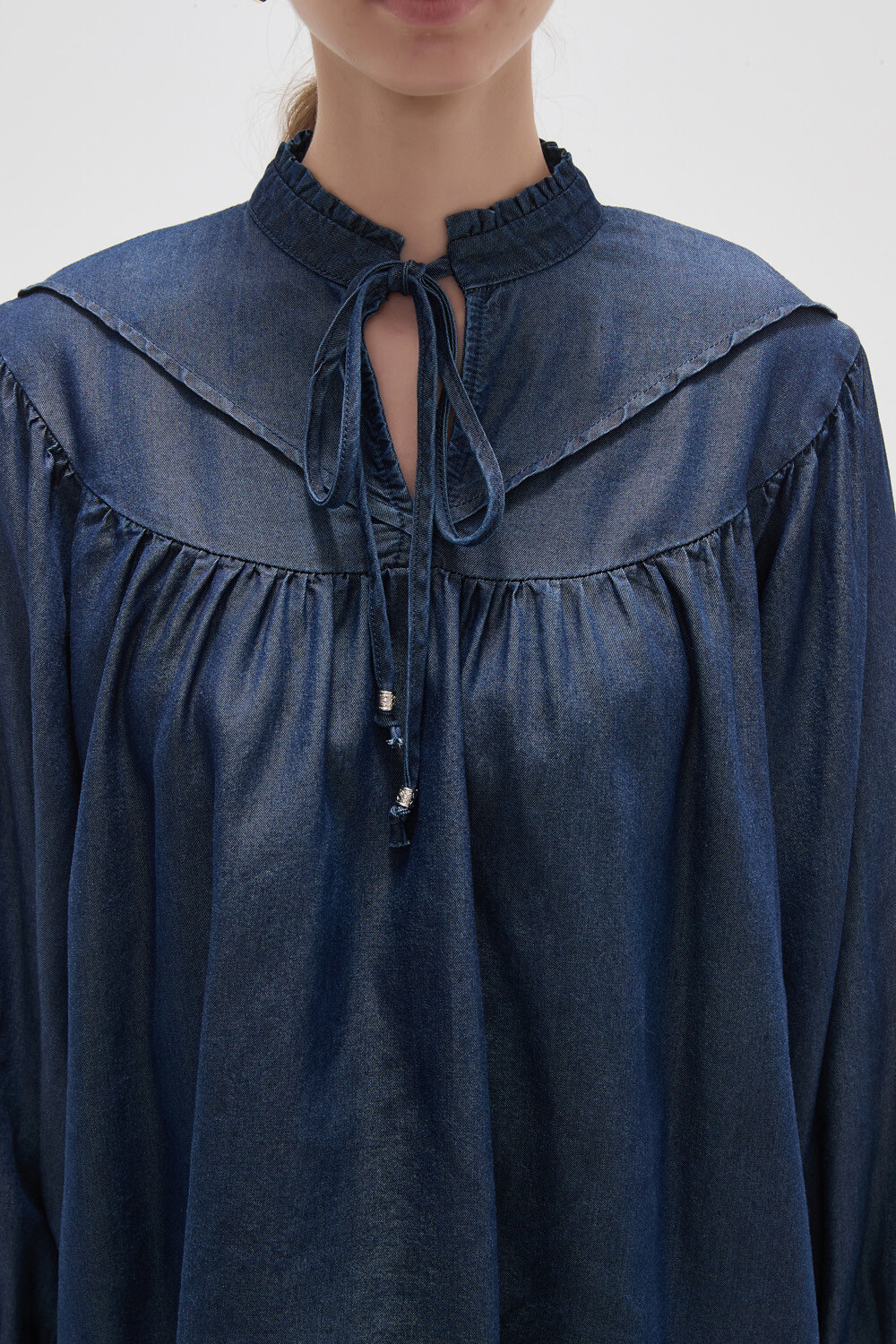 Blusa Falros Azul Indigo