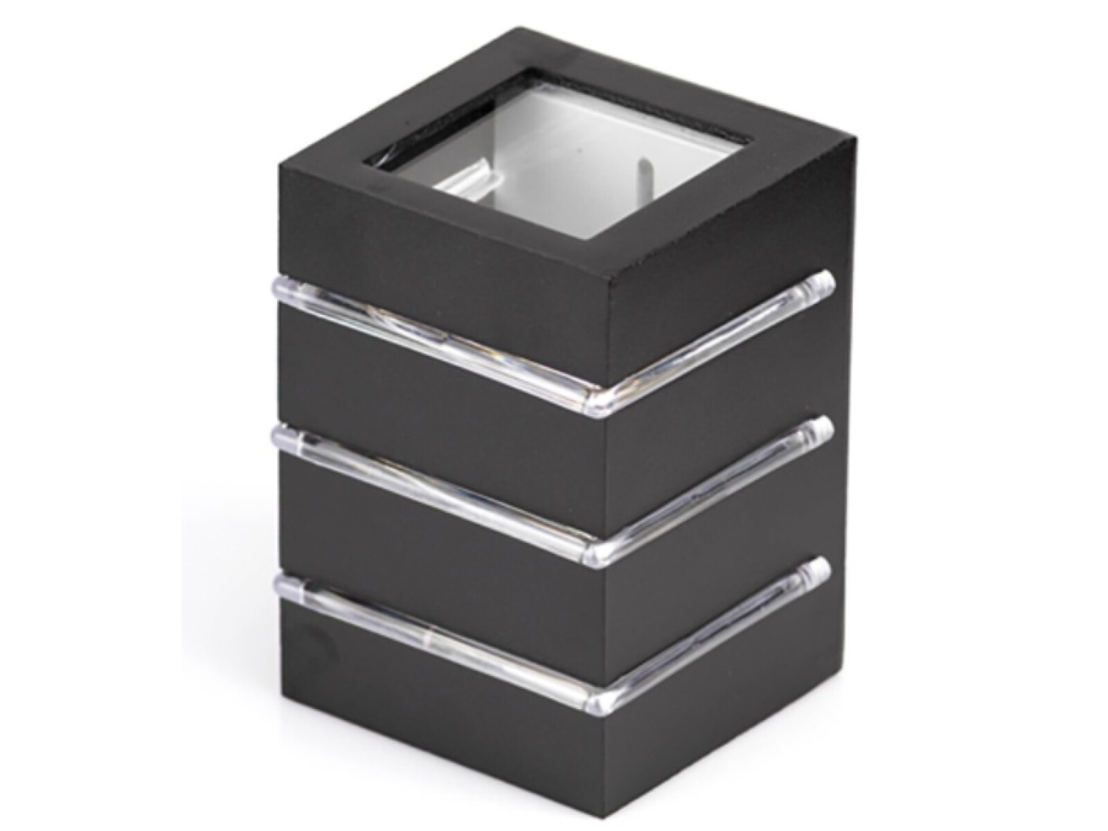 APLIQUE FLIP G9 3 RAYAS NEGRO OPACO 
