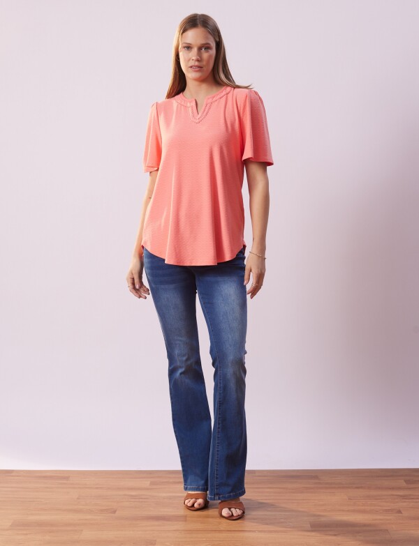 Blusa Piqué CORAL