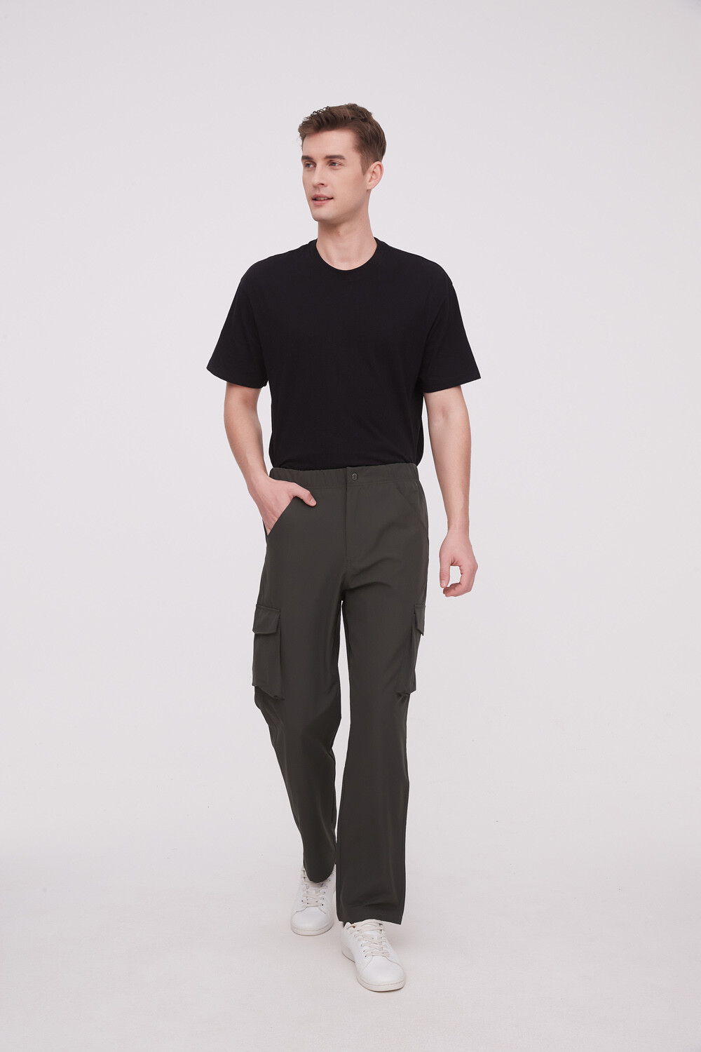 Pantalon Dolmen Verde Oliva Oscuro