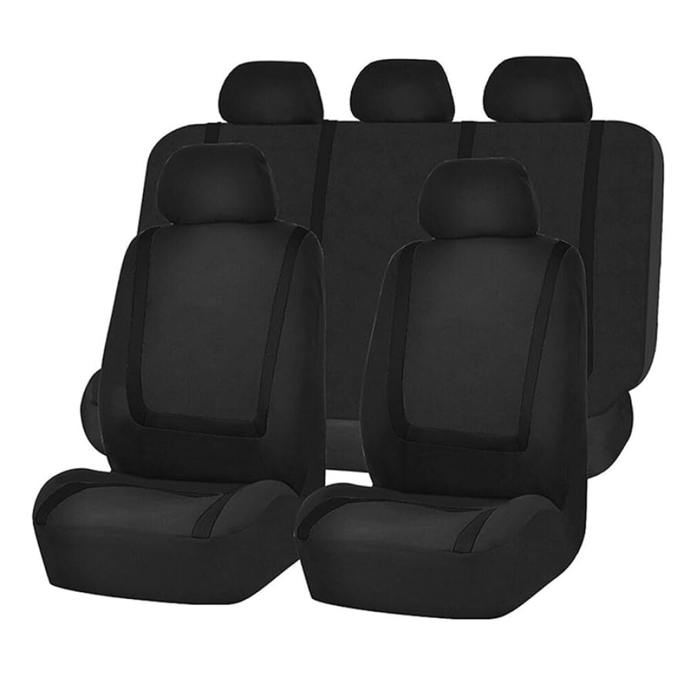 Cubreasientos Para Auto De Tela Negro