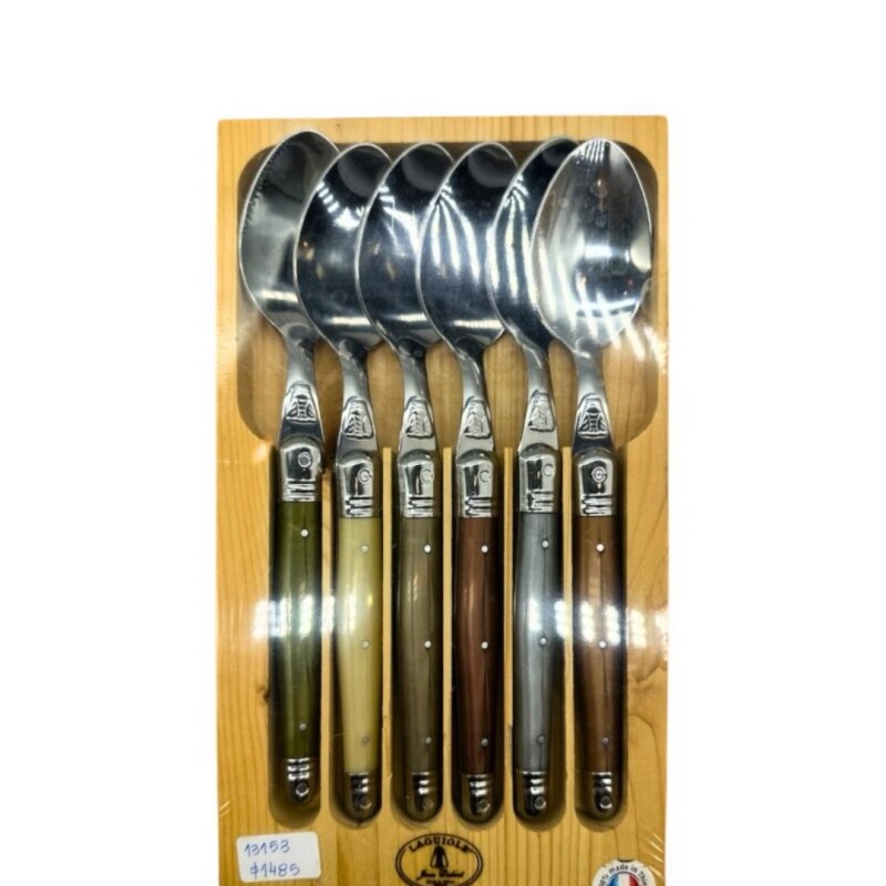 Set Cucharas Laguiole x6 Tierra