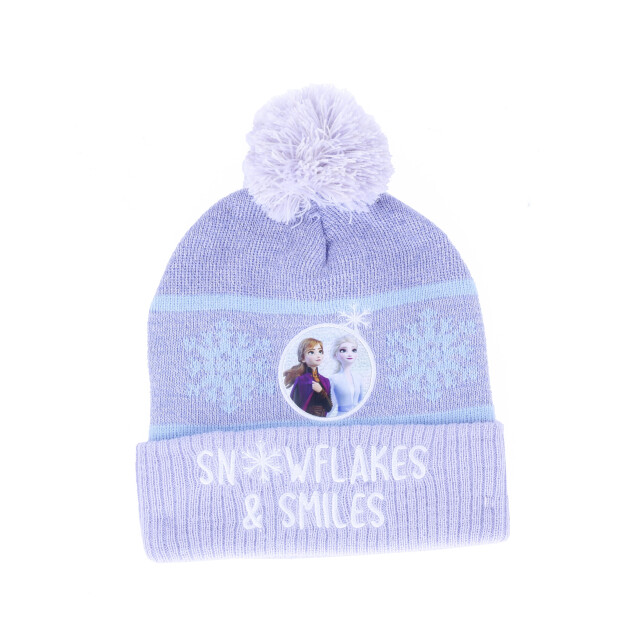 Gorro Disney Frozen Tejido Lila